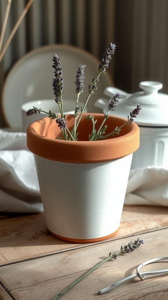 Rustic Whitewash Farmhouse With Peeking Clay