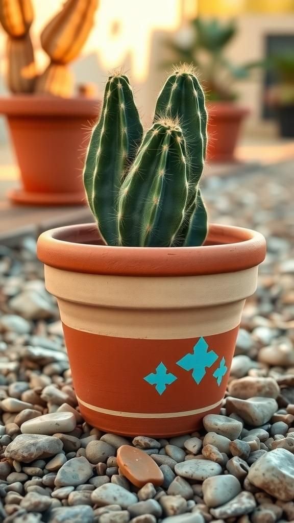 Southwestern Desert Stripes And Warm Earth Tones