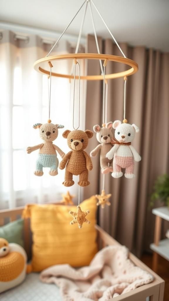 Crochet Amigurumi Animals With Soft Pastels