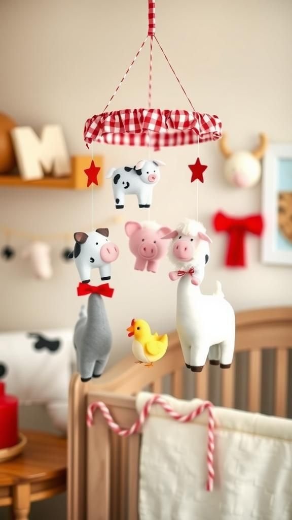 Farmyard Friends With Barn Reds And Gingham