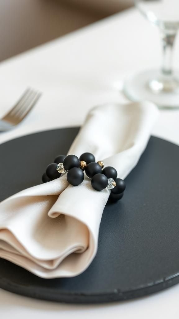 Matte Black Monochrome Minimalist Statement