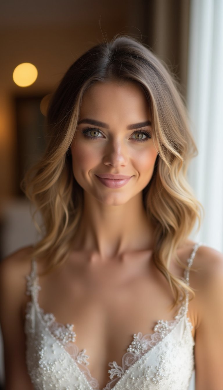 Bridal Blowout With Long Lasting Volume And Movement