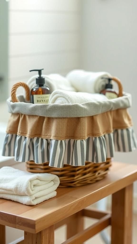 Burlap Gift Basket Liners For Cozy Presentations