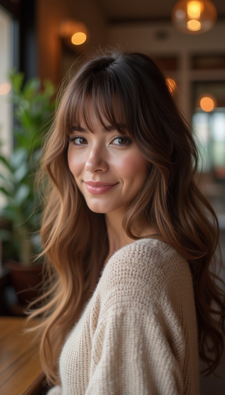 Layered Bixie With Side Swept Bangs