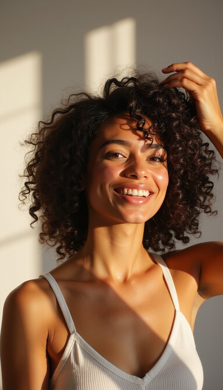 Curly Hair French Twist That Celebrates Texture
