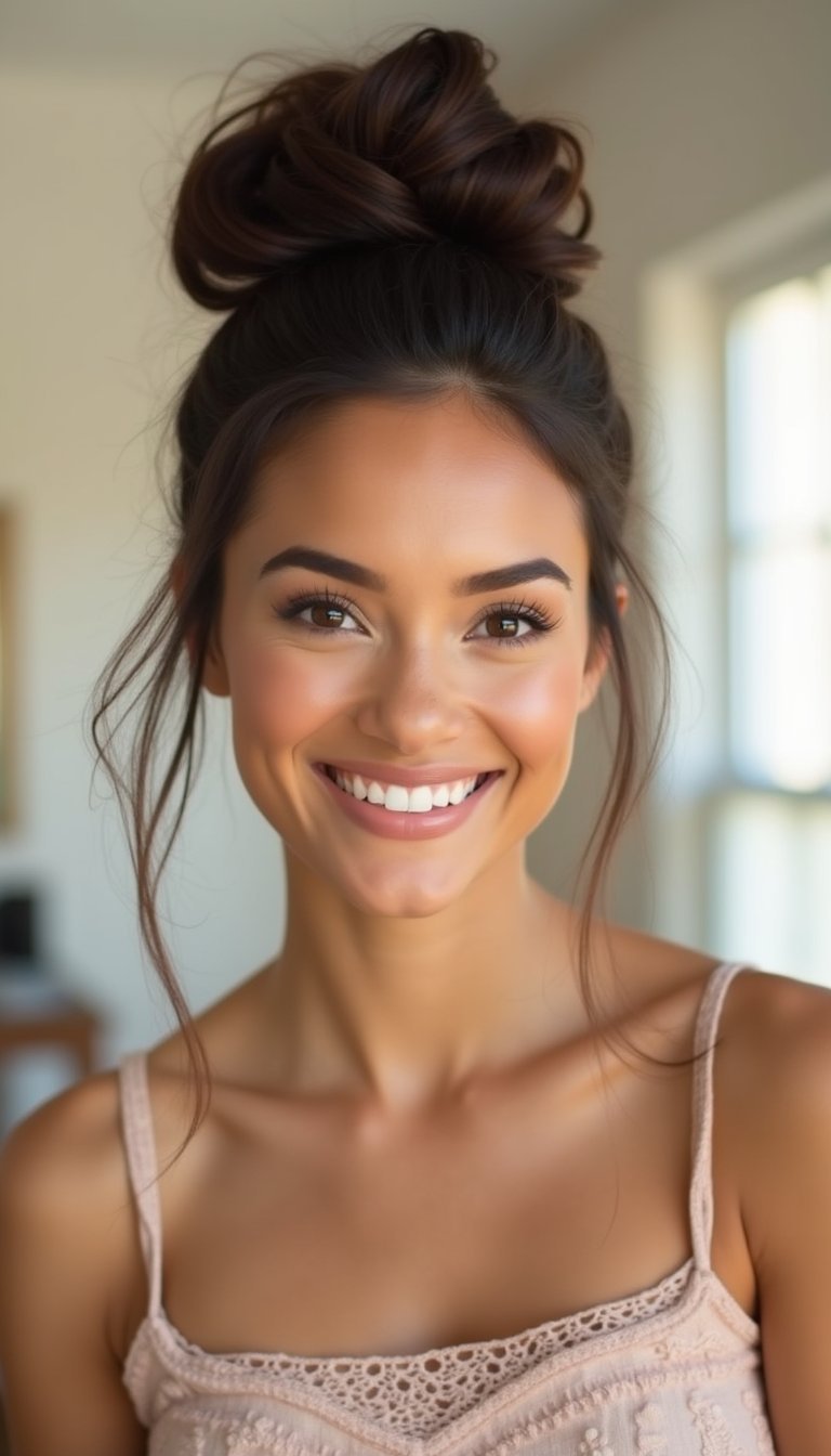 Volume Boosting French Twist For Fine Hair