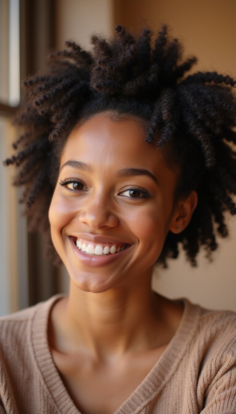 Baby Bantu Knots For Curly Texture