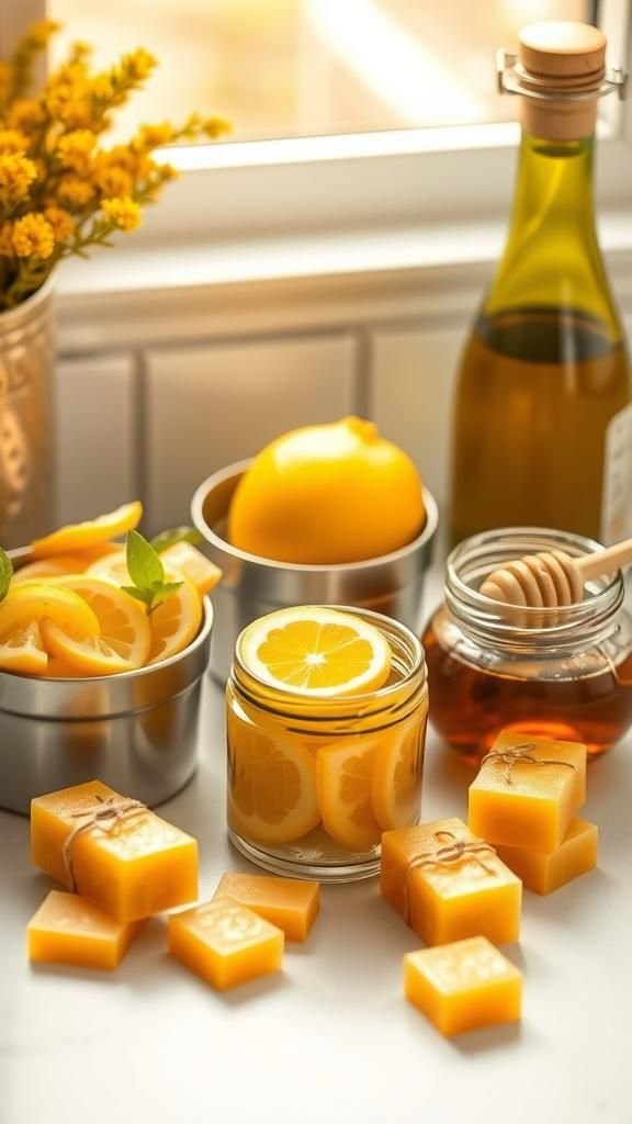 Honey And Lemon Comforting Lip Salve Blend