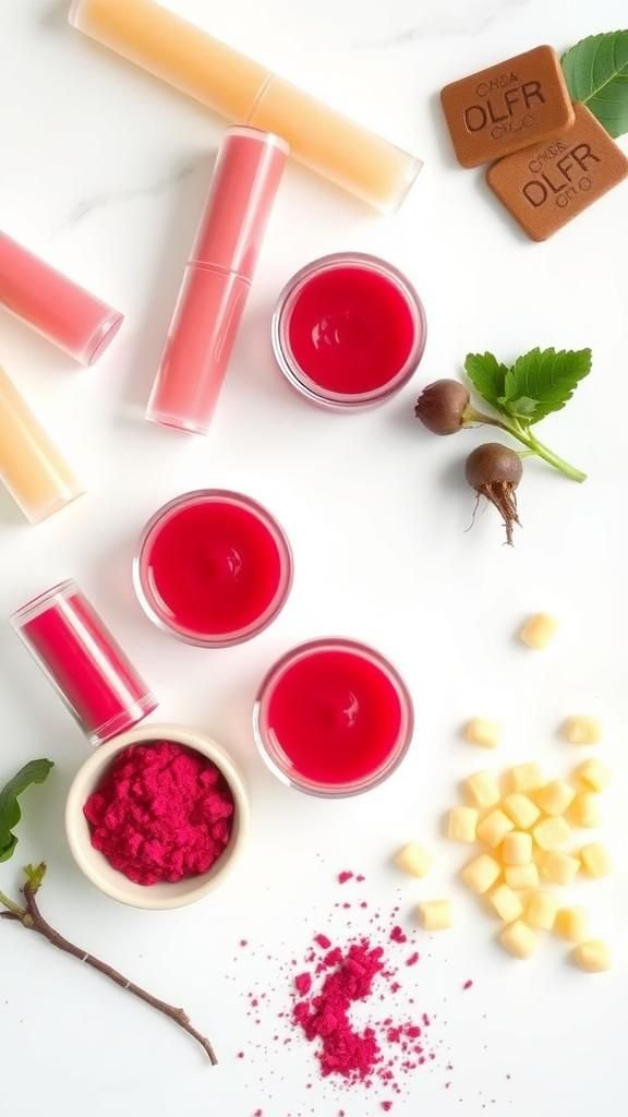 Tinted Beetroot And Shea Butter Lip Balm