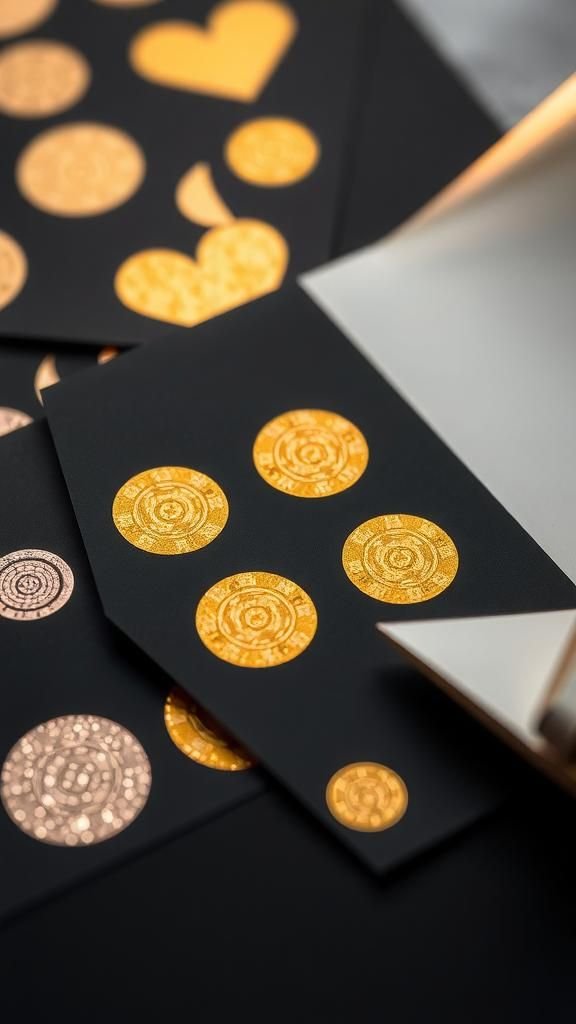 Metallic Foil Accent Stickers With Luxe Details