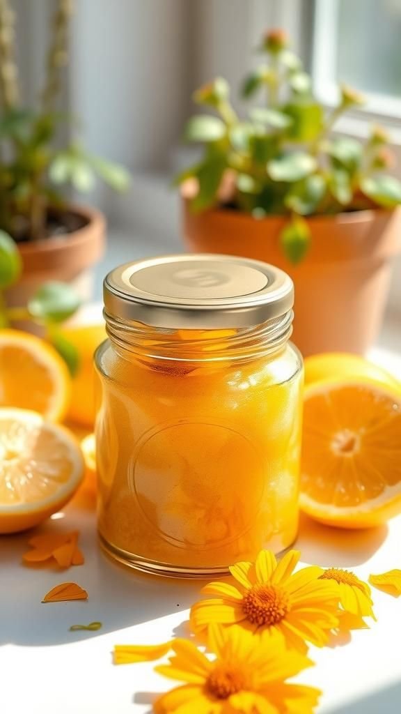 Calendula Citrus Sunshine Jar Sugar Scrub