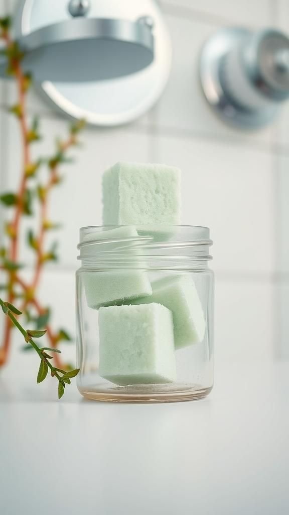Eucalyptus Mint Shower Steam Sugar Scrub Cubes