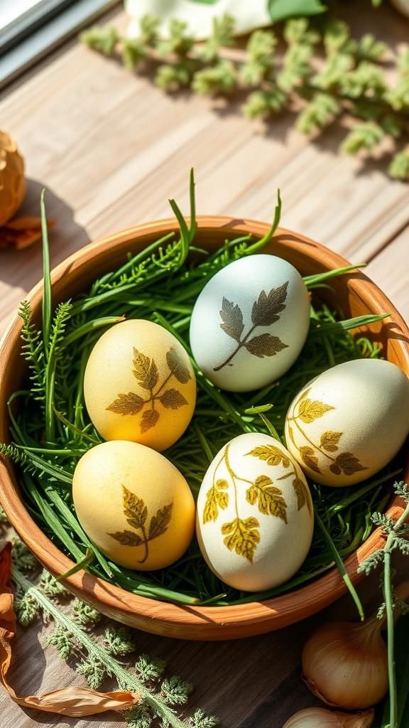 Botanical Leaf-Resist Natural Dye Silhouettes