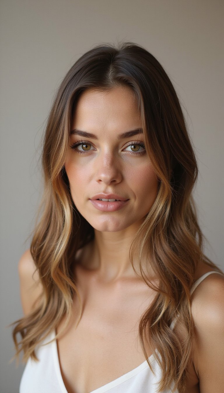 Sleek Center-Part Gibson Tuck For Thin Hair