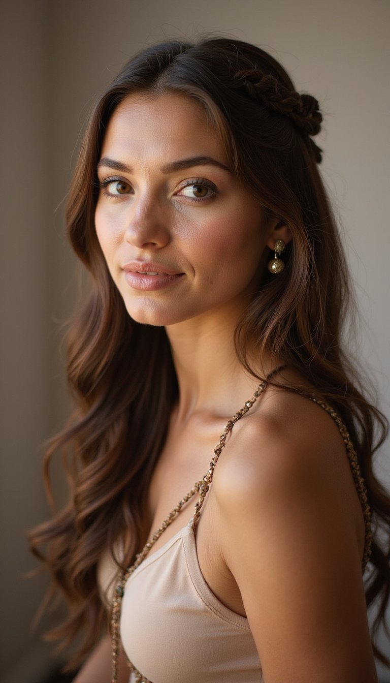 Intricate Ladder Goddess Braid Accents