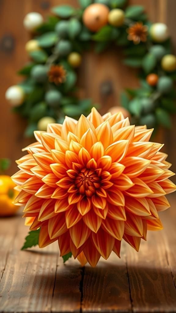 Rustic Burlap Dahlia For Wreaths And Centerpieces