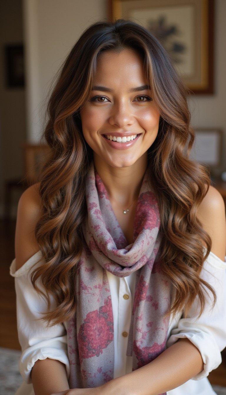 Silk Scarf Overnight Heatless Spiral Curls