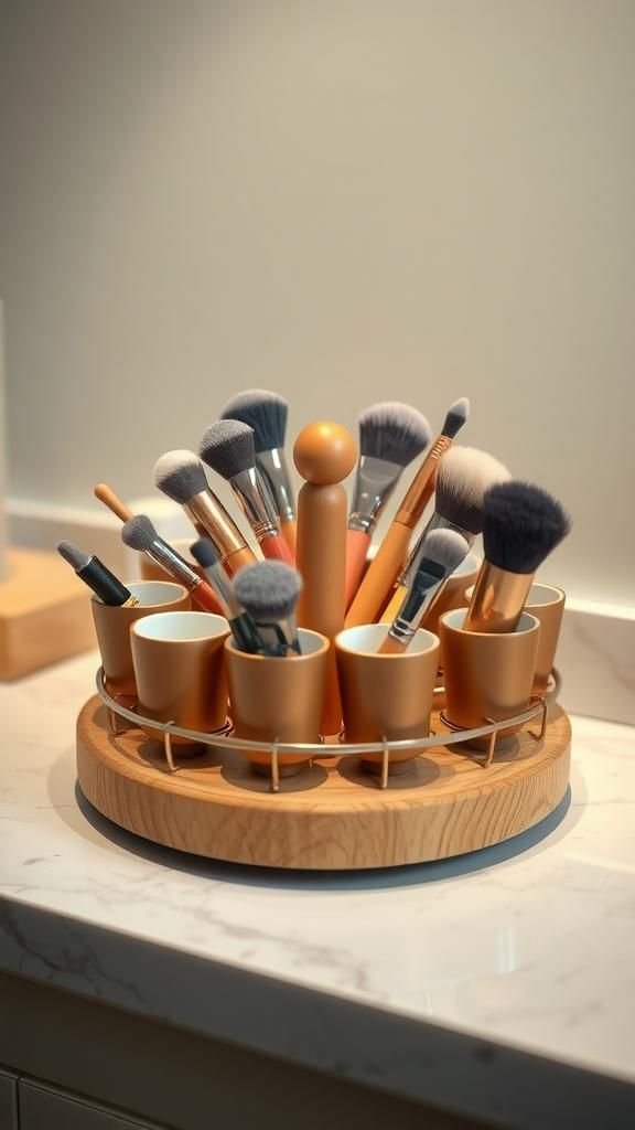 Rotating Carousel On A Mini Lazy Susan