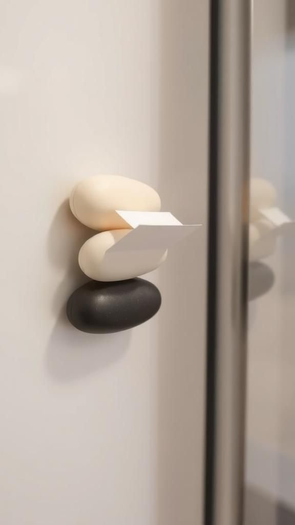 Gradient Pebble Magnet Set For Minimal Fridges