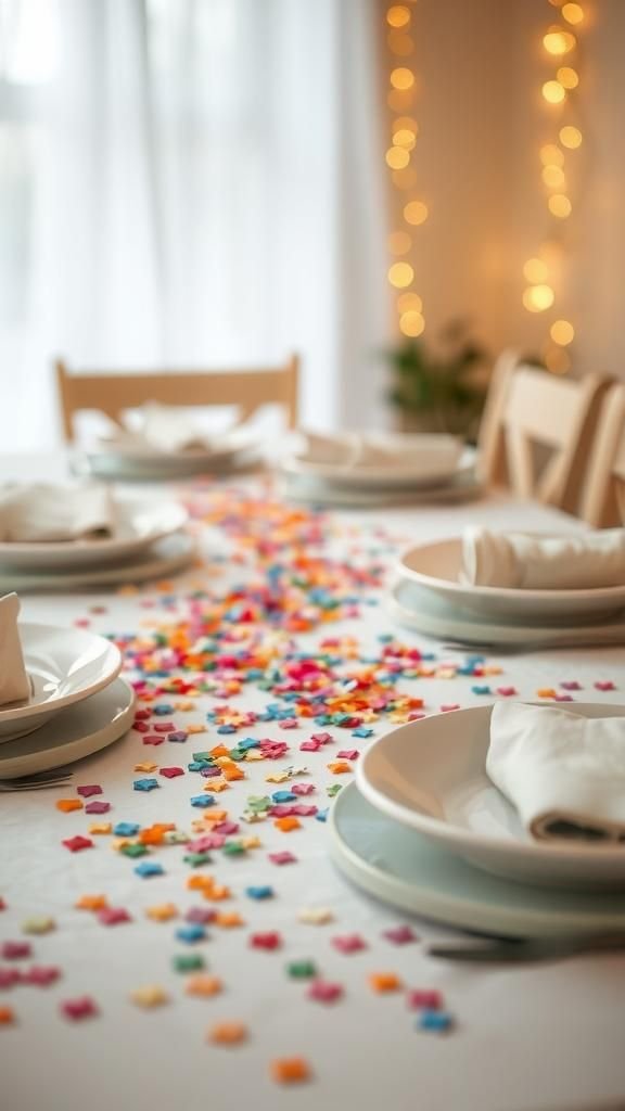 Color Pop Table Confetti For Parties