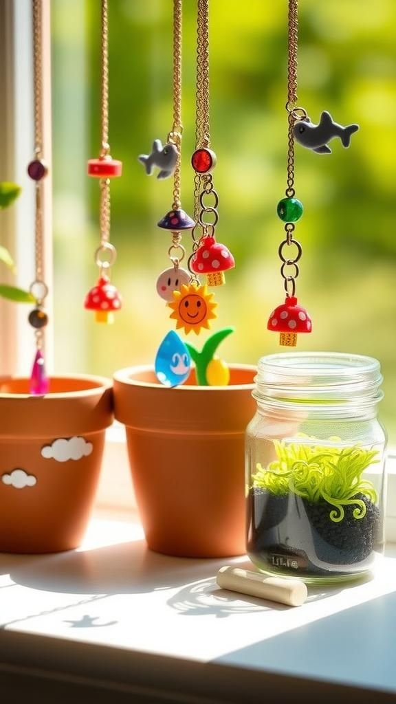 Plant Pot Charms For Mini Green Corners
