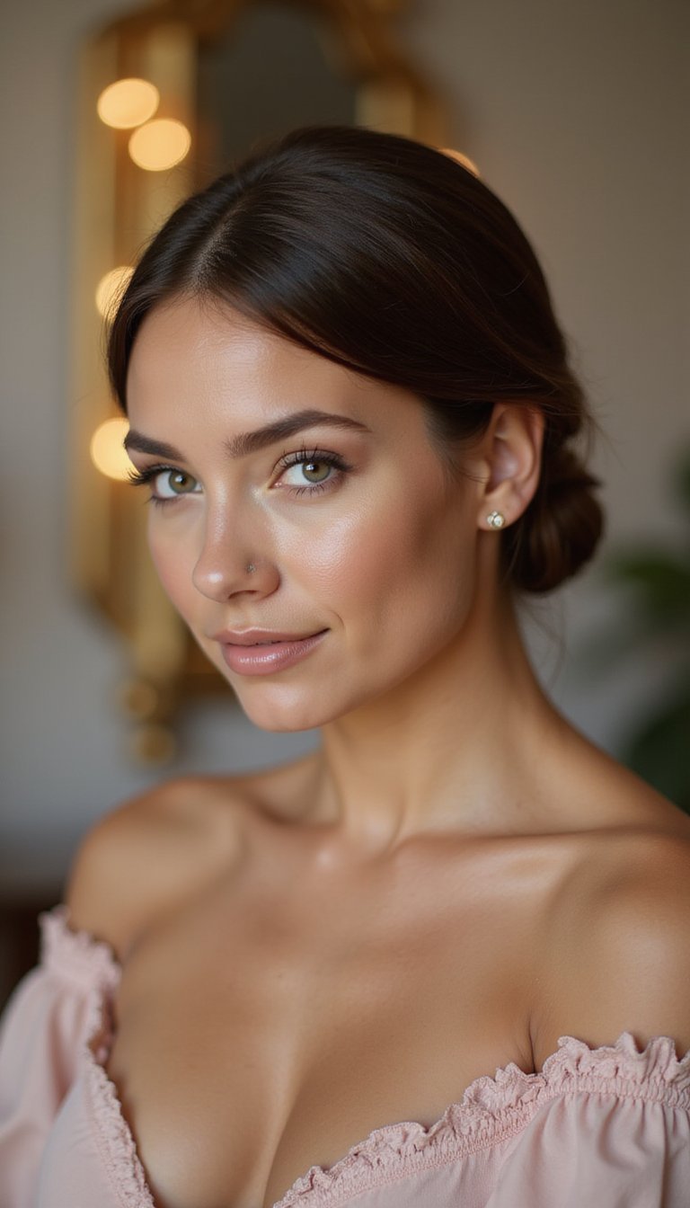 Flat-Twist Low Chignon For Sleek Protection