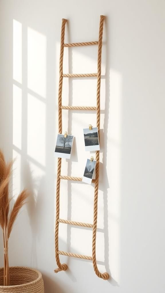 Decorative Rope Ladder For Photos And Notes