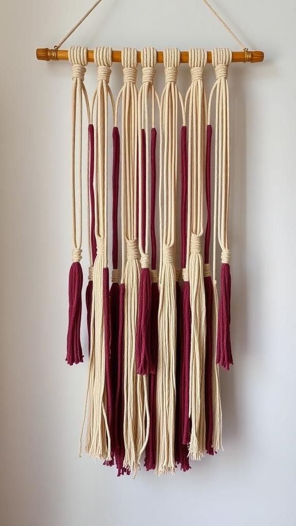 Rope Tassel Waterfall With Boho Movement