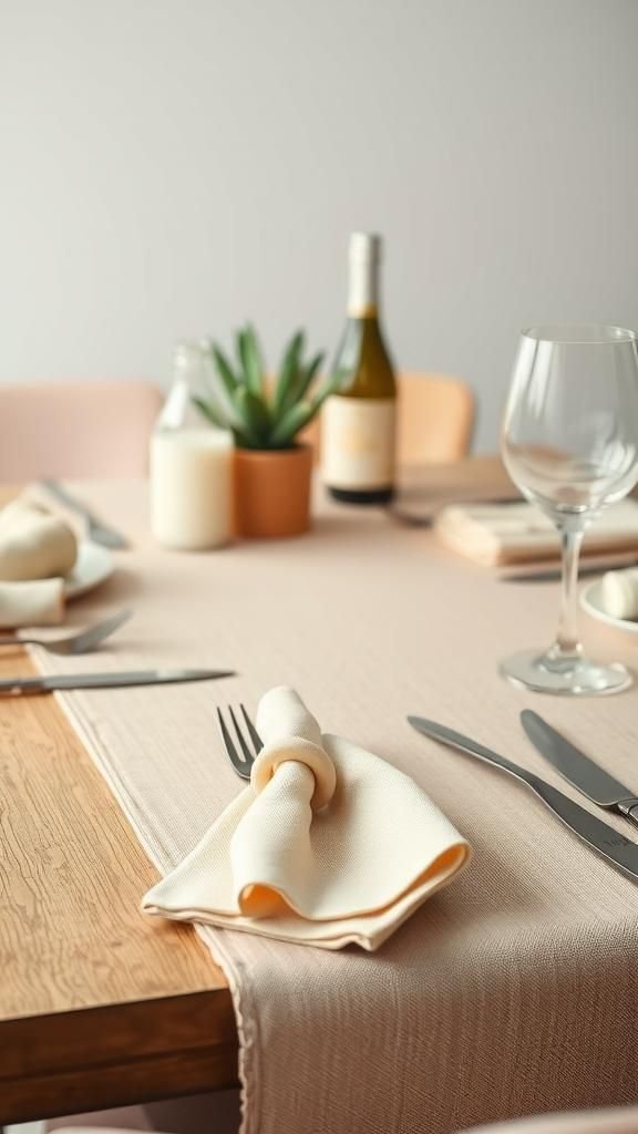 Minimal Arch Napkin Rings For Modern Tables