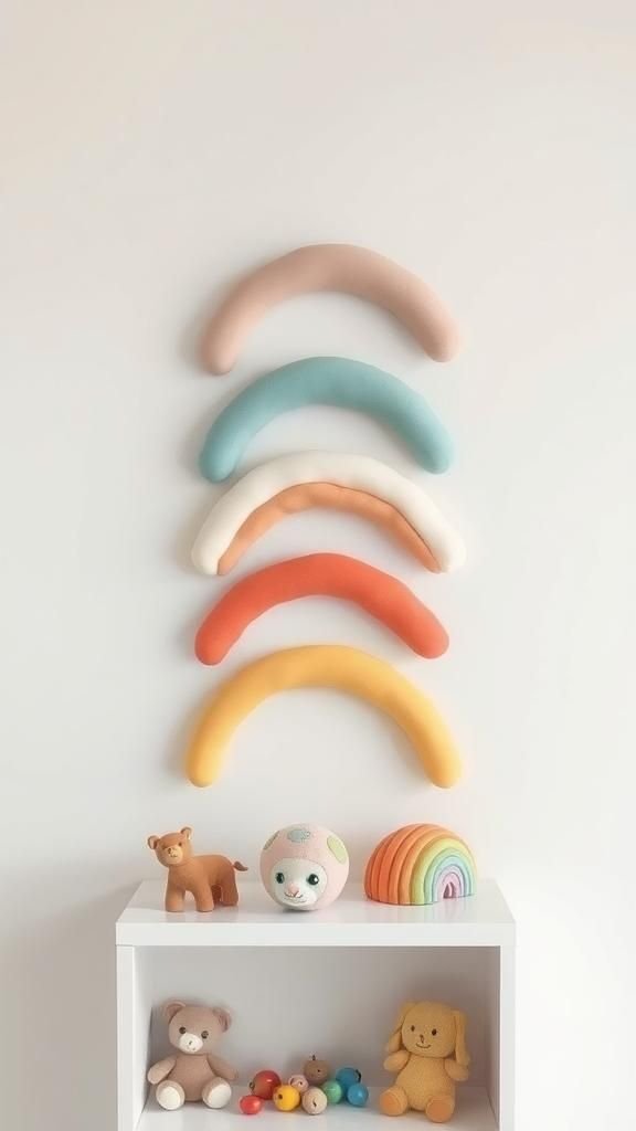 Rainbow Arc Nursery Wall Decoration