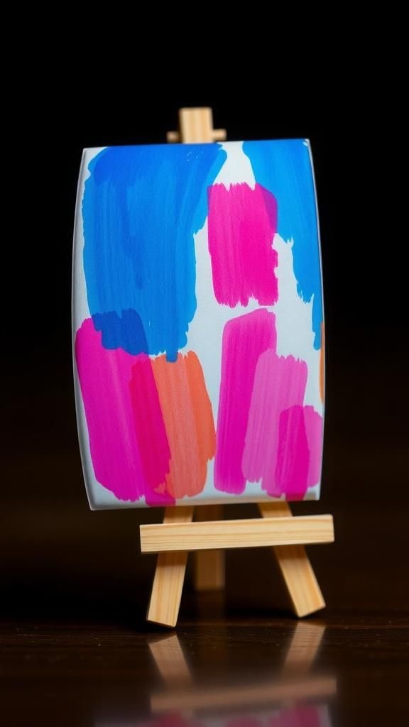 Painterly Brushstroke Cuff With Overlapping Panels