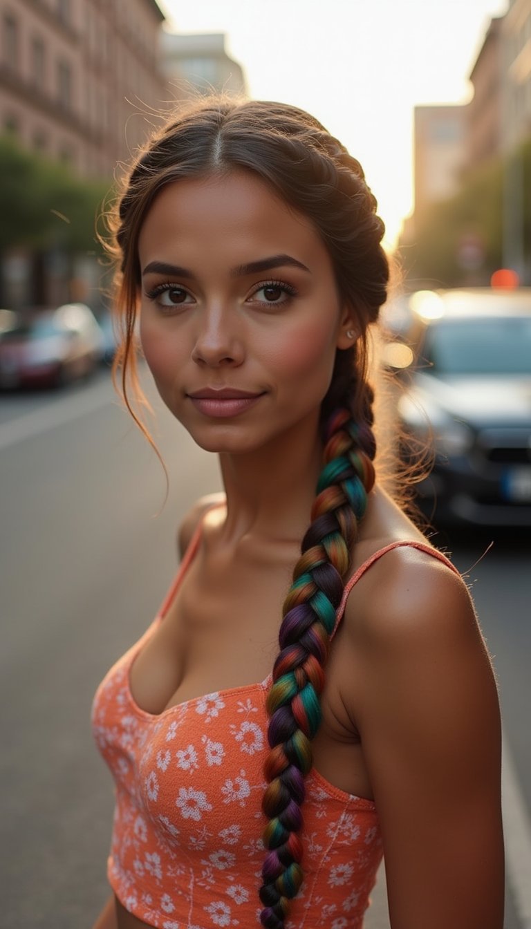 Two-Tone Stitch Braids For Color Contrast