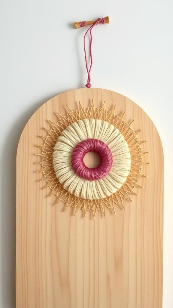 Radiant Ombré Circle Medallion With Halo