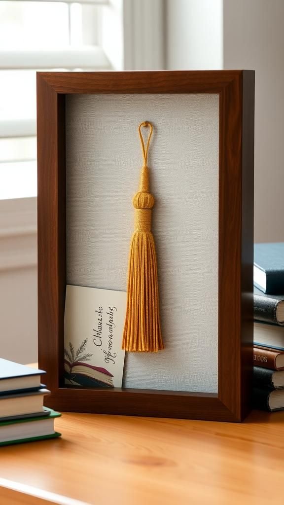 Graduation Tassel Shadow Box Display Keepsake