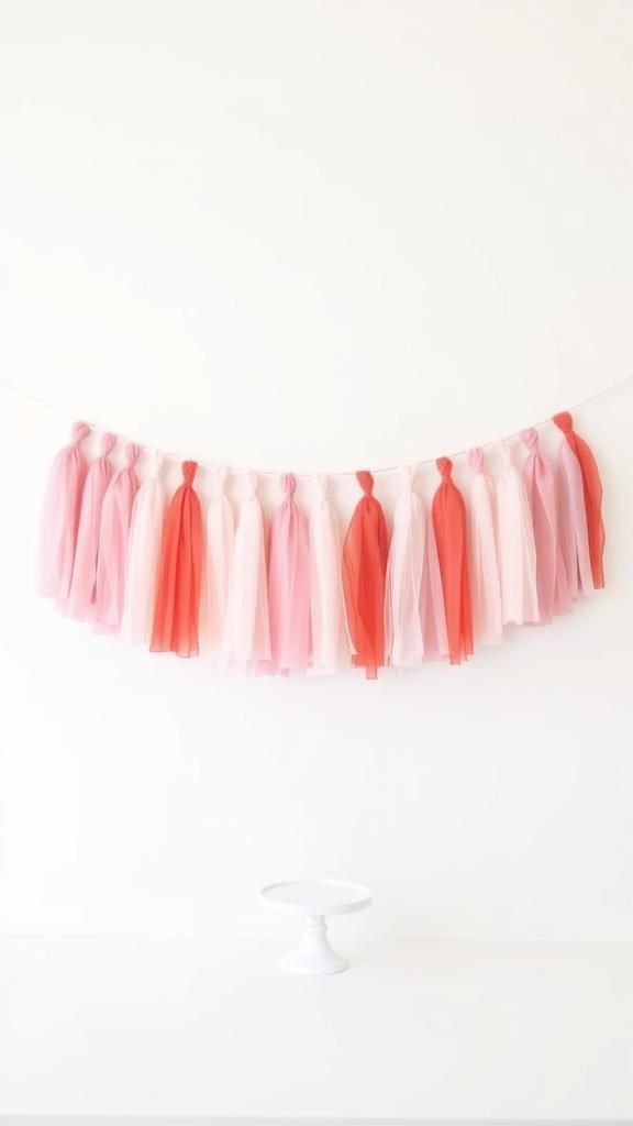 Party Tassel Garland In Soft Ombre Hues