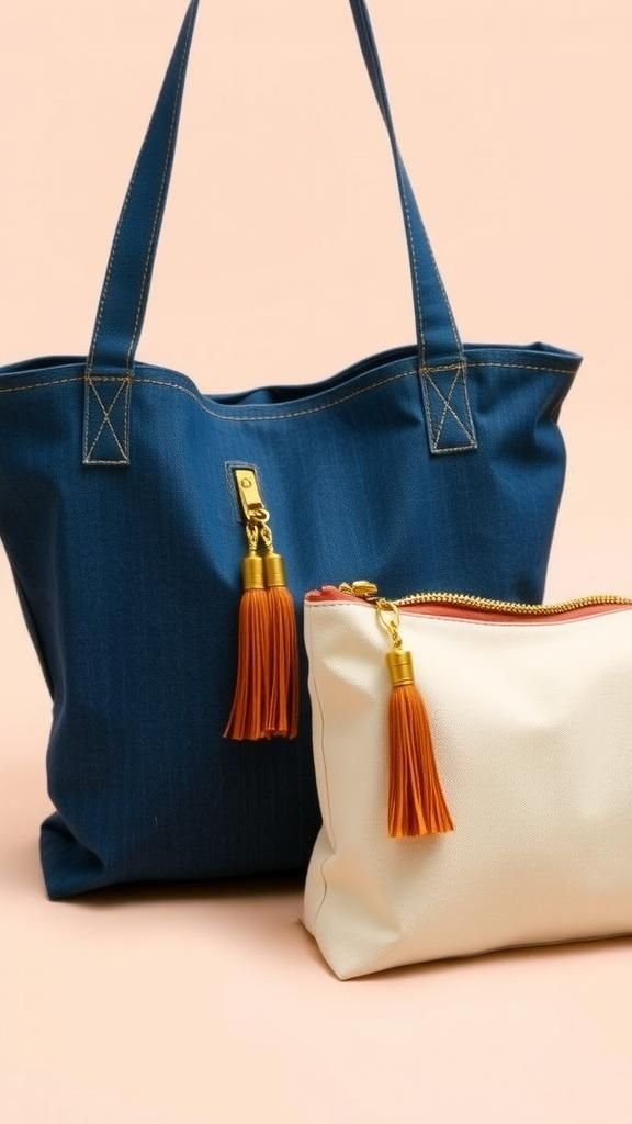 Zipper Pull Tassel For Totes And Pouches