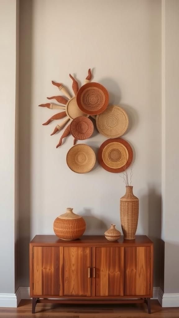 Heritage Coil Basket Gallery In Sunburst Layout