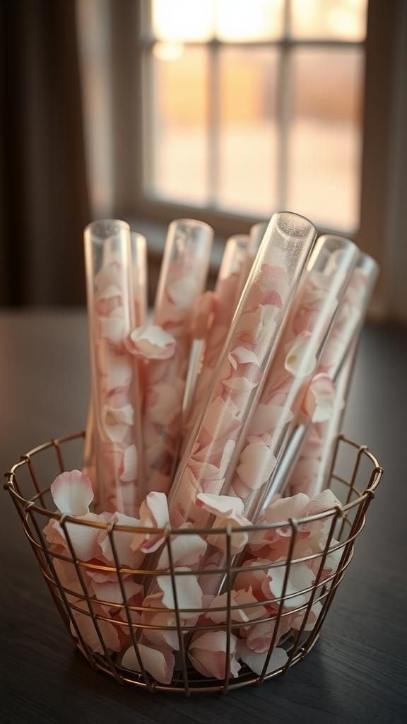 Biodegradable Petal Confetti Popper Tubes