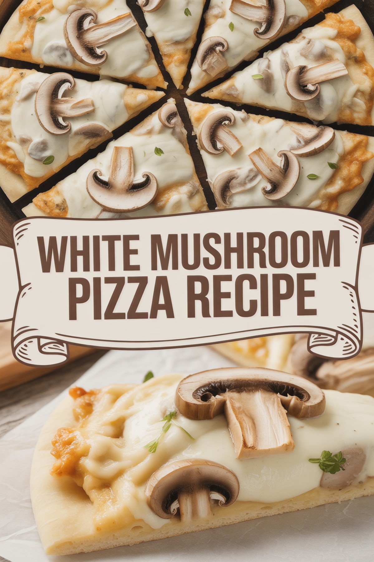 White Mushroom Pizza Recipe recipe idea in stylish layout