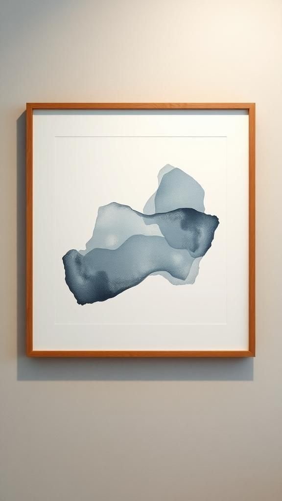 Ink wash abstracts on heavy rag paper