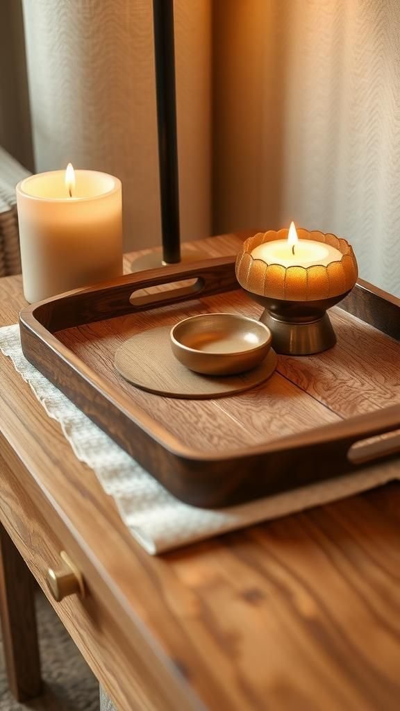 Decorative tray from dollar store finds