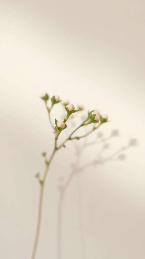 Tiny bud crown for a minimalist spring statement