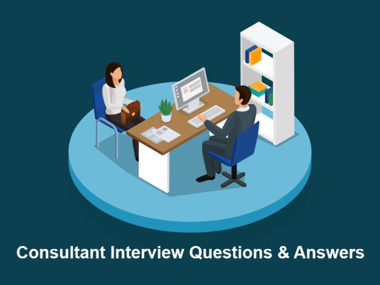 Top 21 Consultant Interview Questions In 2024 With Answers   Consultant Interview Questions 768x576 