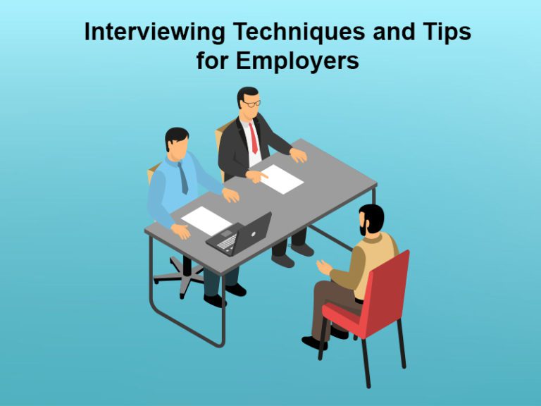Interviewing Techniques And Tips For Employers 768x576 