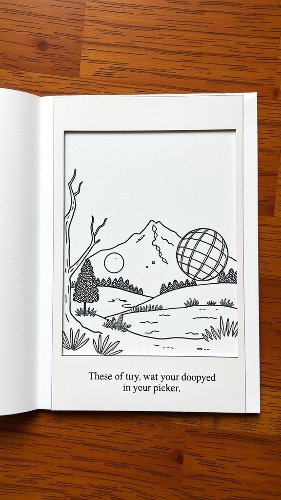 A Magic Reveal Card with a scenic illustration of mountains and trees, featuring a playful design.
