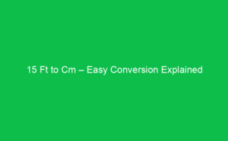 10 in to Centimeters – Full Calculation Guide
