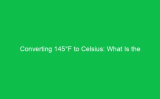 Converting 36 Degrees Fahrenheit to Celsius: What’s the Result?