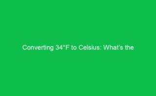 Converting 44 Degrees Celsius to Fahrenheit: What You Need to Know