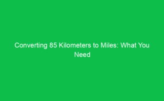 Transforming 1200 Kilometers into Miles: A Complete Breakdown