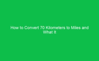 Converting 4 Kilometers to Miles: Understanding the Distance Transformation
